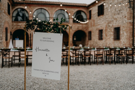 Wedding ceremony at the venue